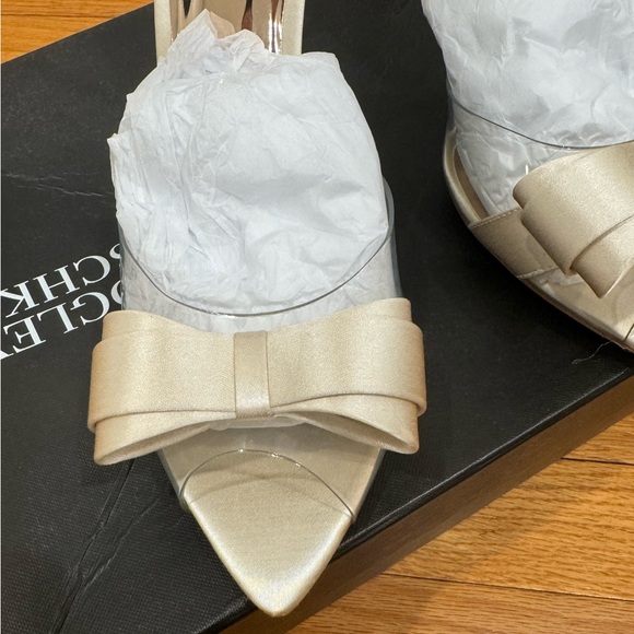 Badgley Mischka Lindsay Satin Heels - Picture 2 of 6